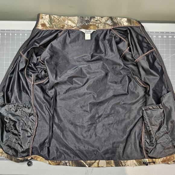10X Products Camouflage Jacket Medium Mossy Oak Realtree Advantage Wind Proof - Picture 6 of 14